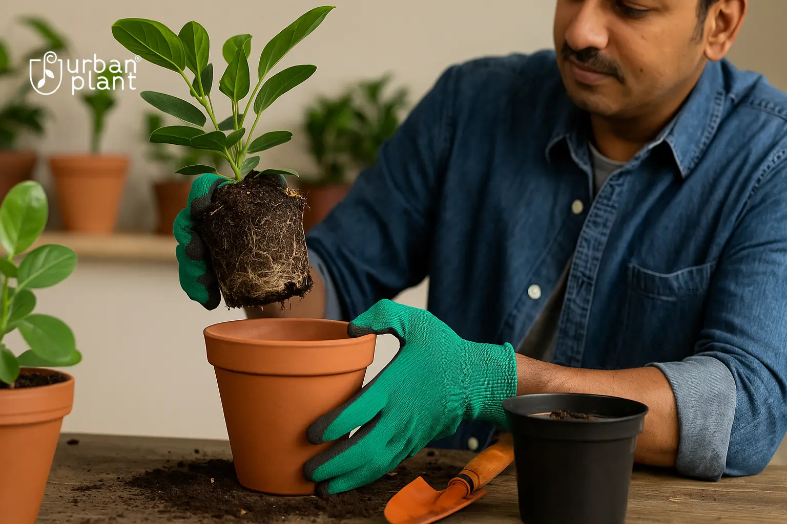 Beginner’s Secret: How to Repot Indoor Plants Without Killing Them!